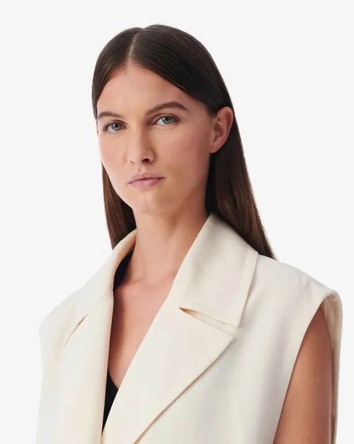 IRO KARINE SLEEVELESS SUIT JACKET Black Women Jackets and Coats