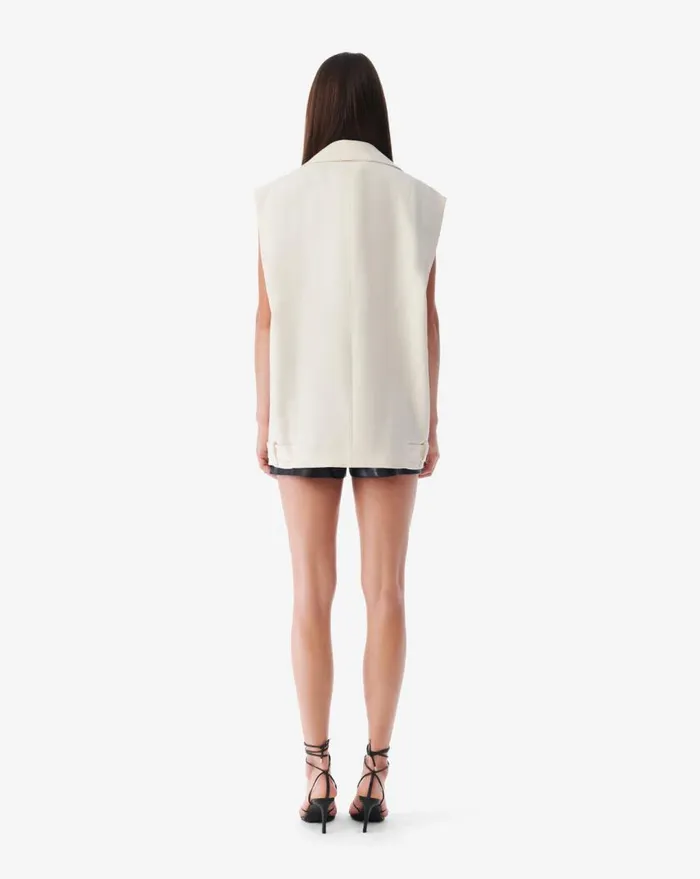 IRO KARINE SLEEVELESS SUIT JACKET Black Women Jackets and Coats