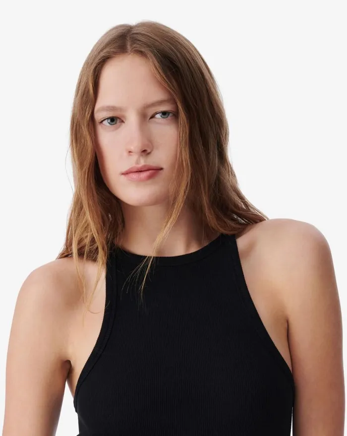 IRO PALOMO LONG SLEEVELESS DRESS Black Women Dresses