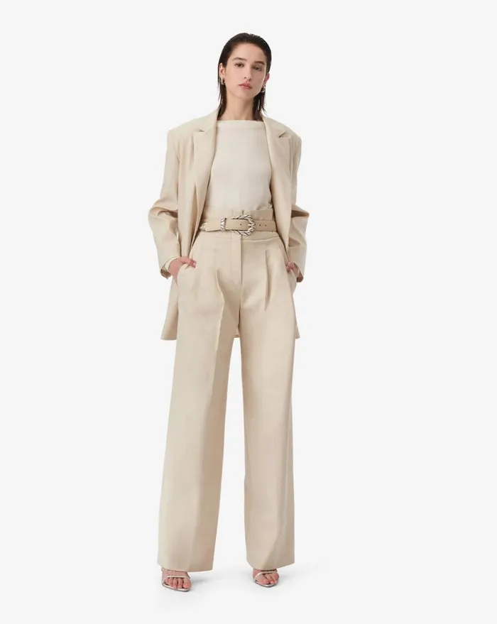 IRO REINI TAILORED PANTS Sand Women Trousers