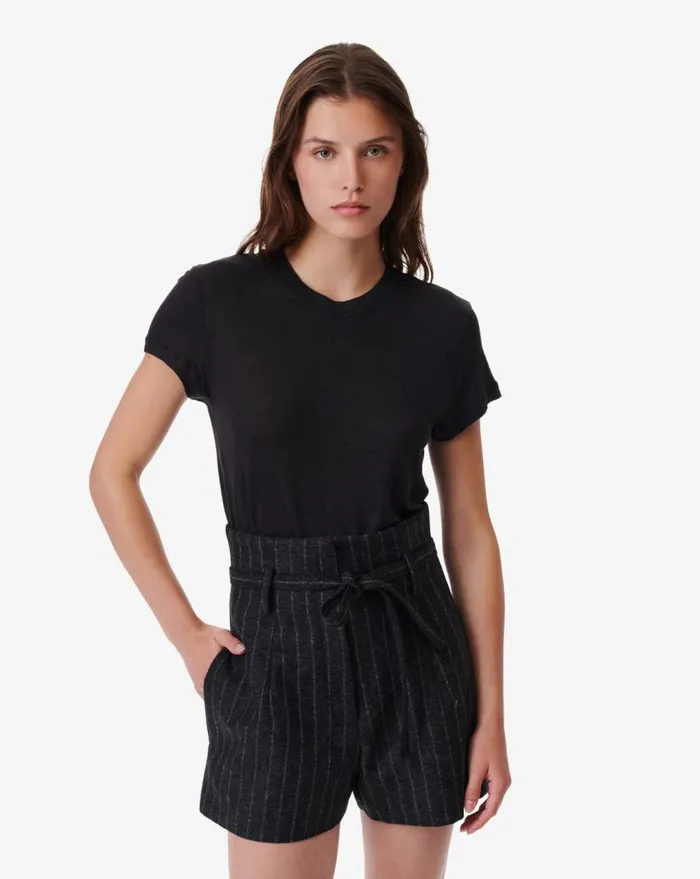 IRO THIRD ROUND NECK TSHIRT Black Women Tshirts