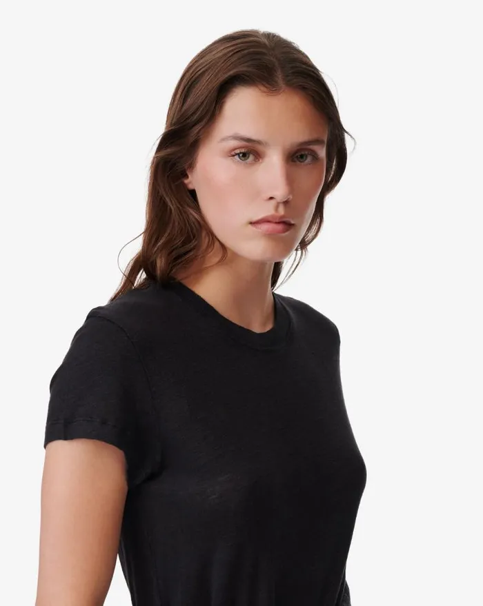 IRO THIRD ROUND NECK TSHIRT Black Women Tshirts