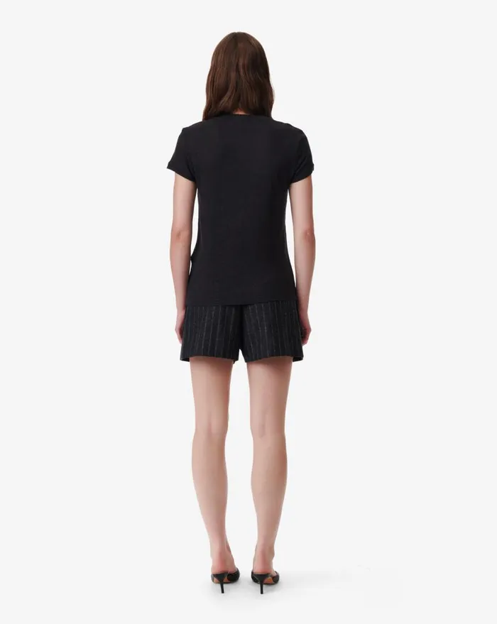 IRO THIRD ROUND NECK TSHIRT Black Women Tshirts