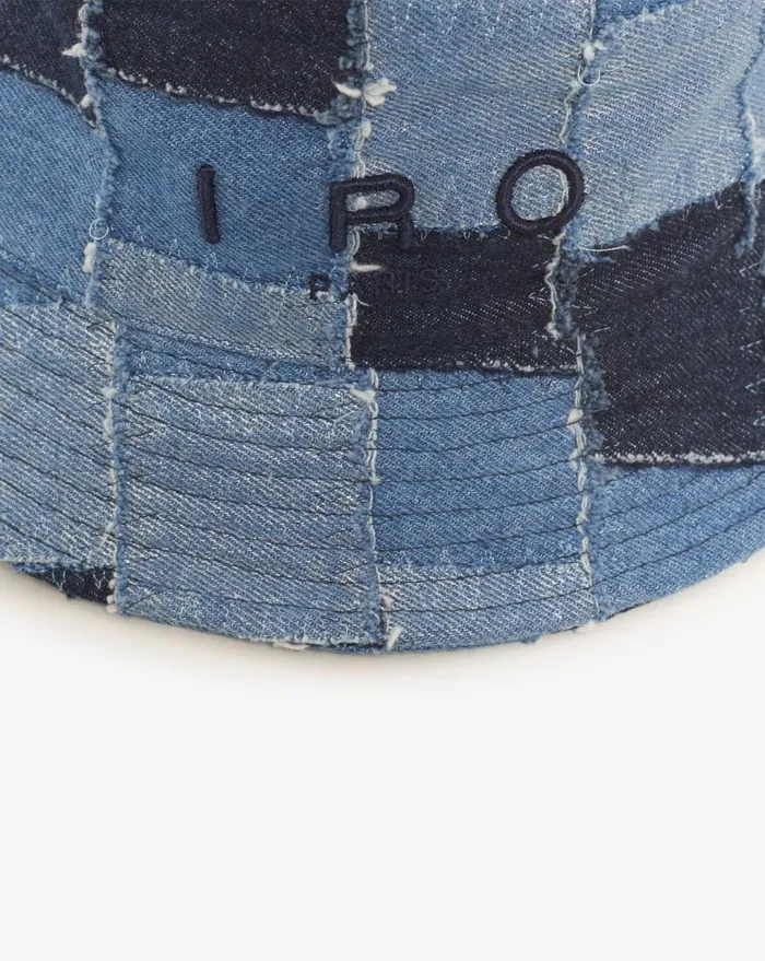 IRO VENETO PATCHWORK DENIM SUNHAT Patchwork Denim Women Hats