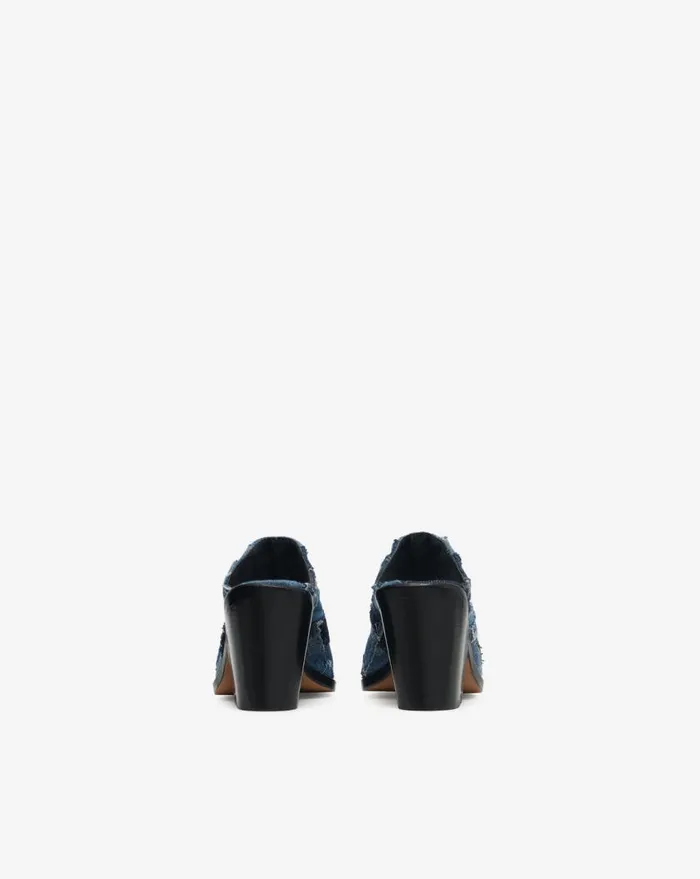 IRO ZOLA PATCHWORK MULES Patchwork Denim Women Sandals