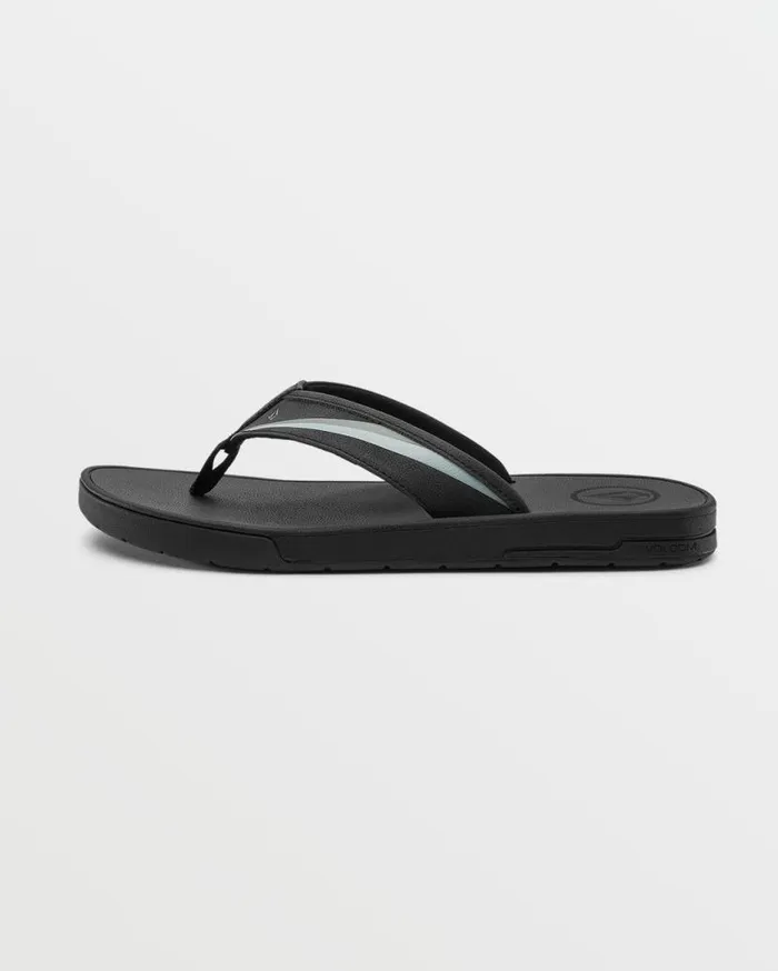 Jack Robinson Sandals 8211 Black Mens Volcom Sandals