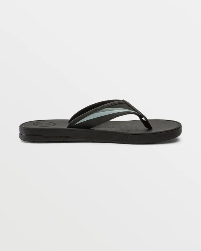 Jack Robinson Sandals 8211 Black Mens Volcom Sandals