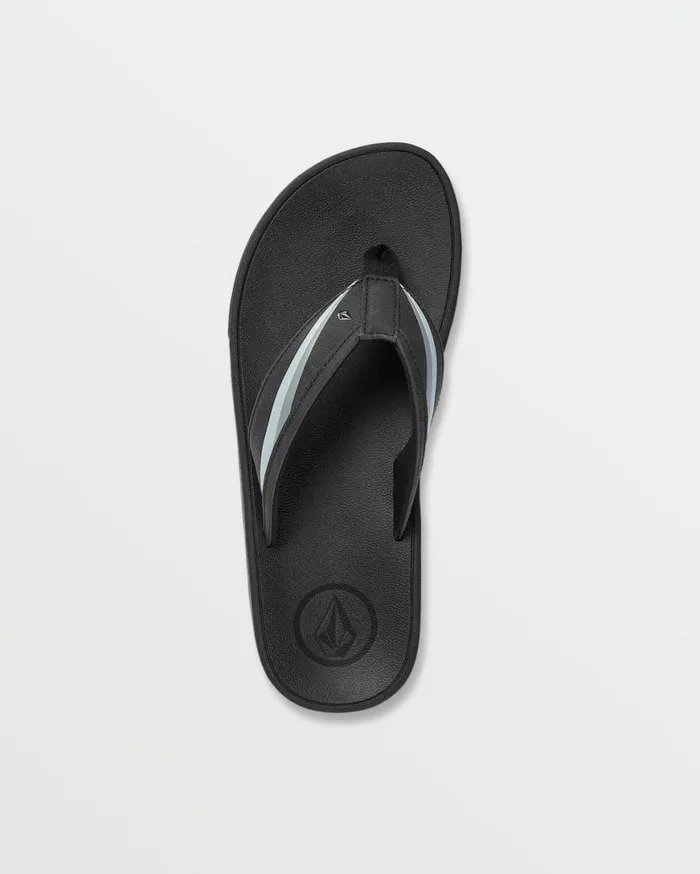 Jack Robinson Sandals 8211 Black Mens Volcom Sandals