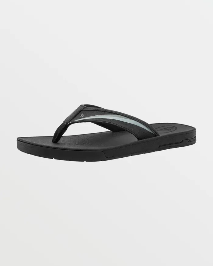 Jack Robinson Sandals 8211 Black Mens Volcom Sandals