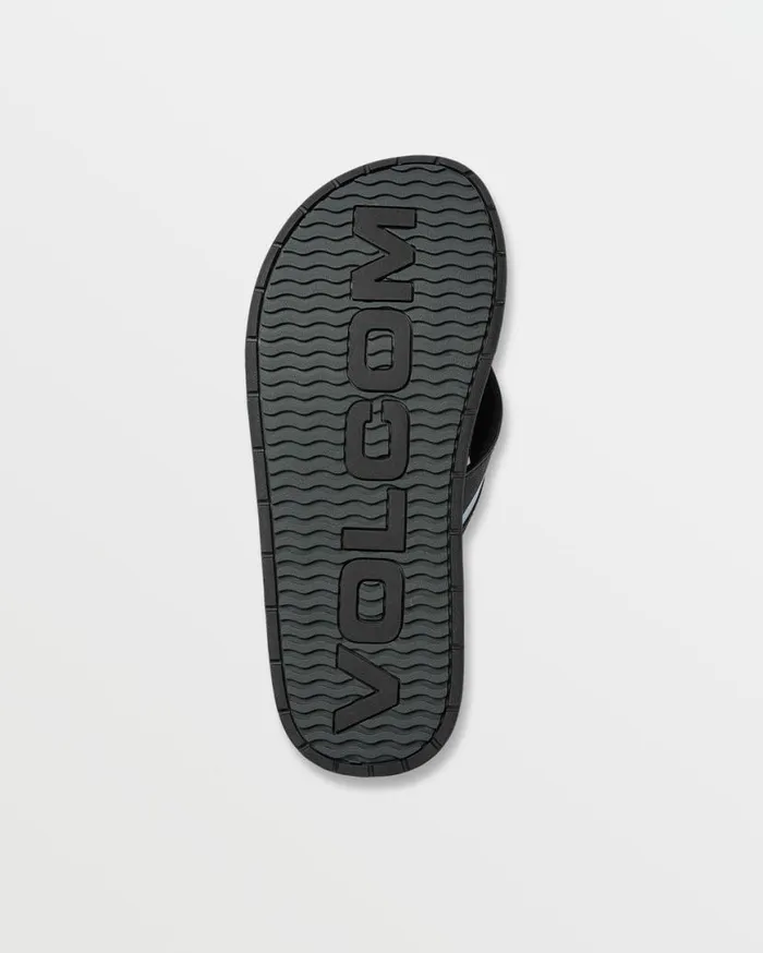 Jack Robinson Sandals 8211 Black Mens Volcom Sandals