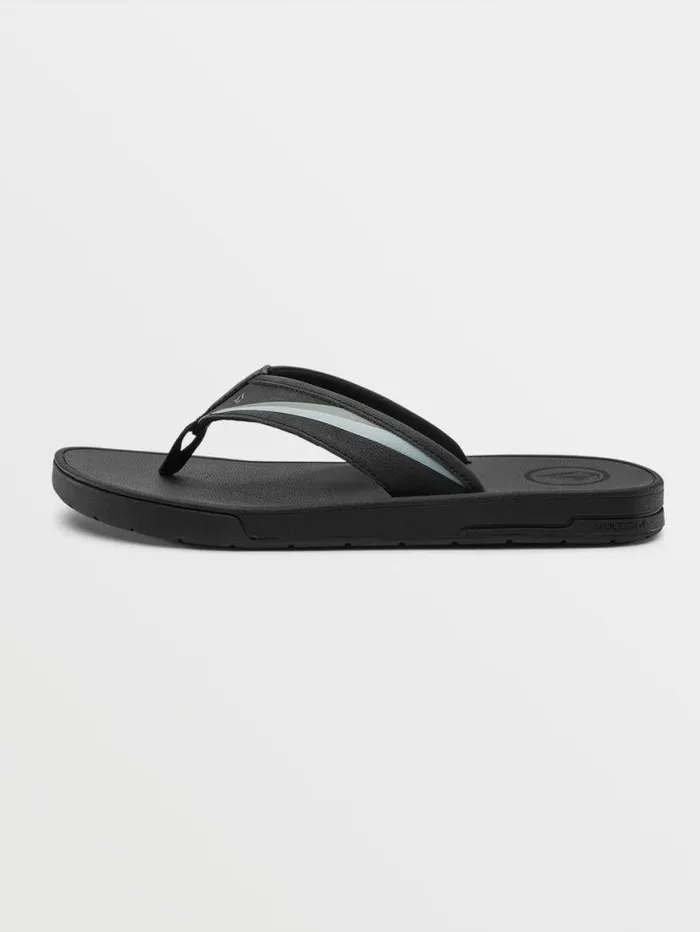 Jack Robinson Sandals 8211 Black Mens Volcom Sandals