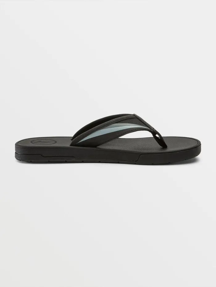Jack Robinson Sandals 8211 Black Mens Volcom Sandals