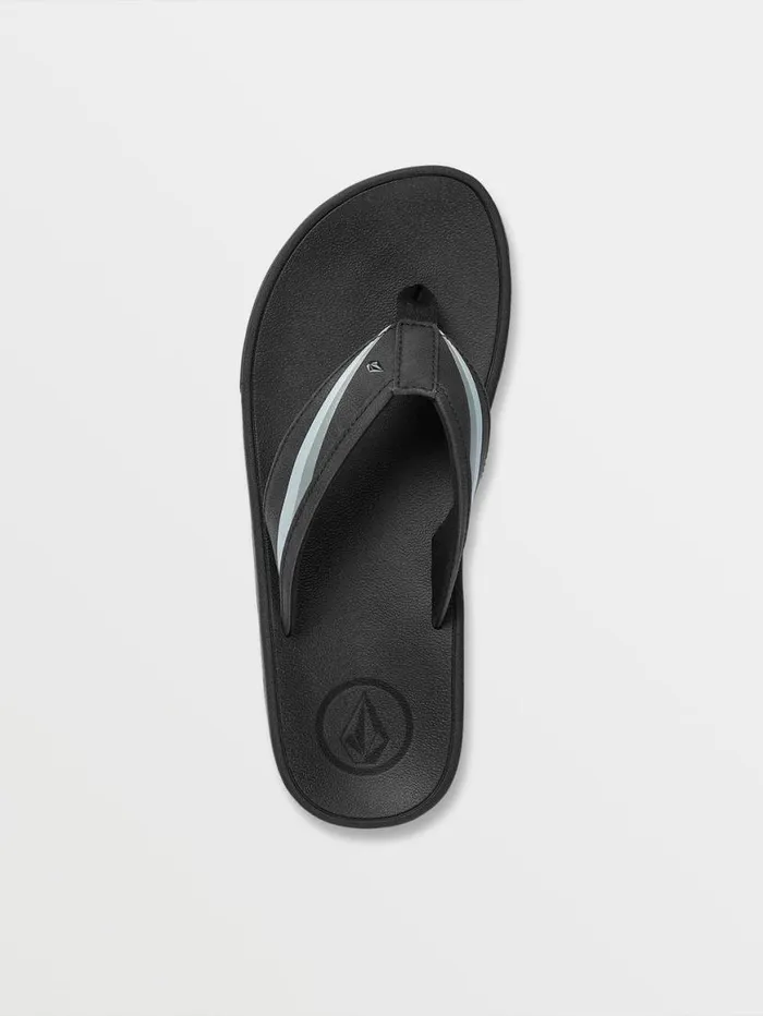 Jack Robinson Sandals 8211 Black Mens Volcom Sandals