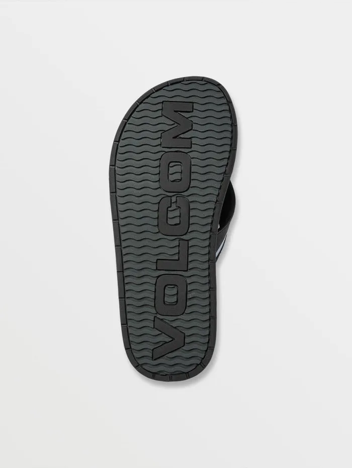 Jack Robinson Sandals 8211 Black Mens Volcom Sandals