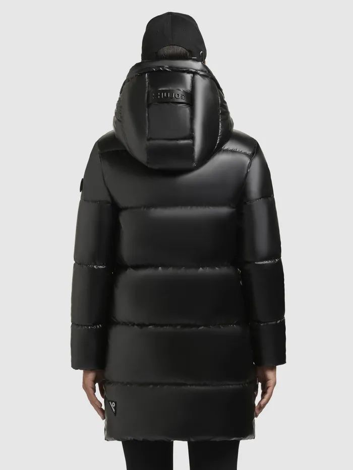 Jacke HAYA SHINY Schwarz Women Quilted Jackets KHUJO
