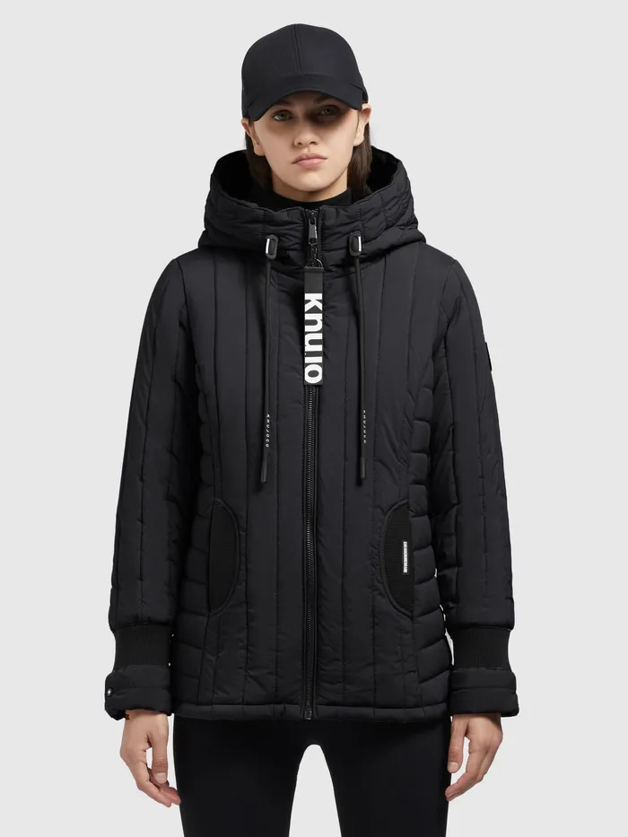 Jacke TWEETY PRIME7 LIGHT Schwarz Schwarz Women Quilted Jackets KHUJO
