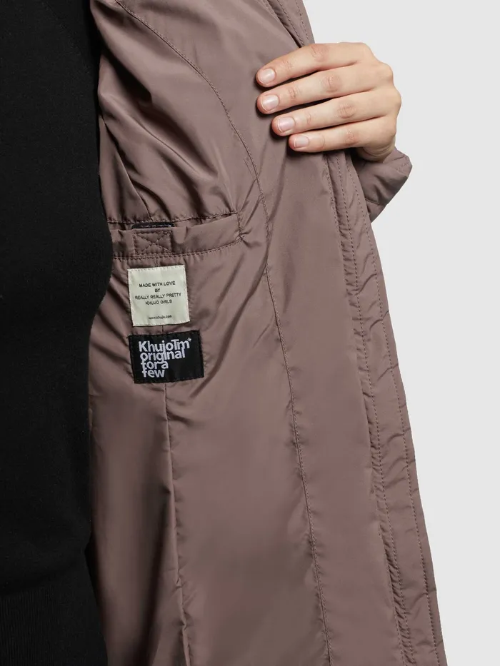 Jacke TWEETY PRIME7 LIGHT Taupe Taupe Women Puffer Jackets KHUJO