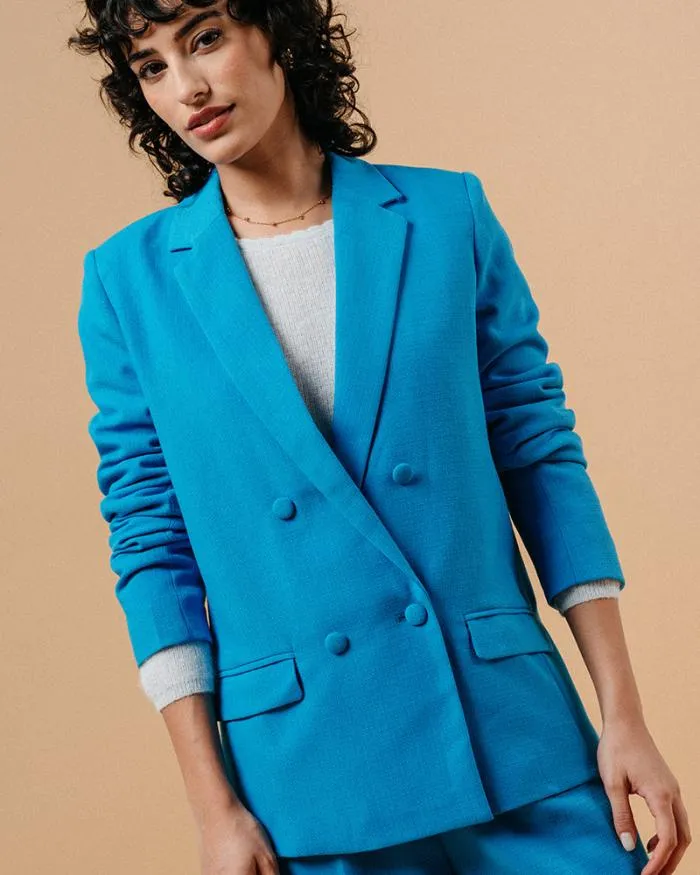 JACKET BLEU MAZARINE Shop Grace and Mila Blazers