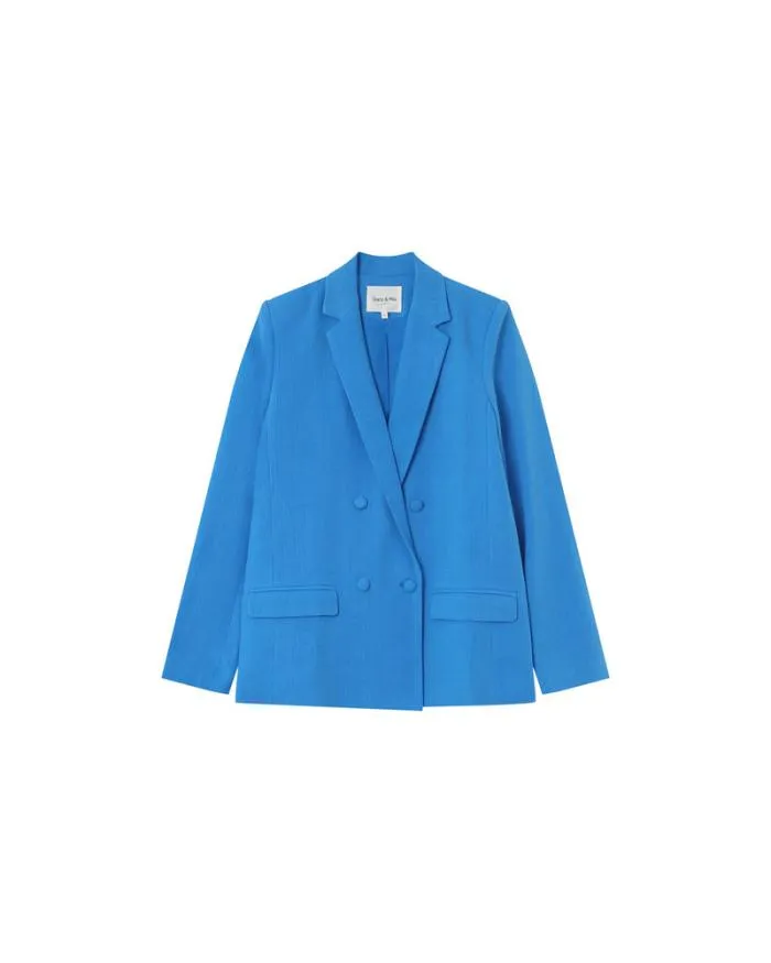 JACKET BLEU MAZARINE Shop Grace and Mila Blazers