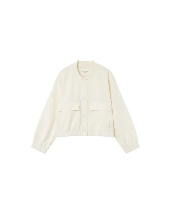 JACKET ECRU MEGANE Shop Grace and Mila Bombers