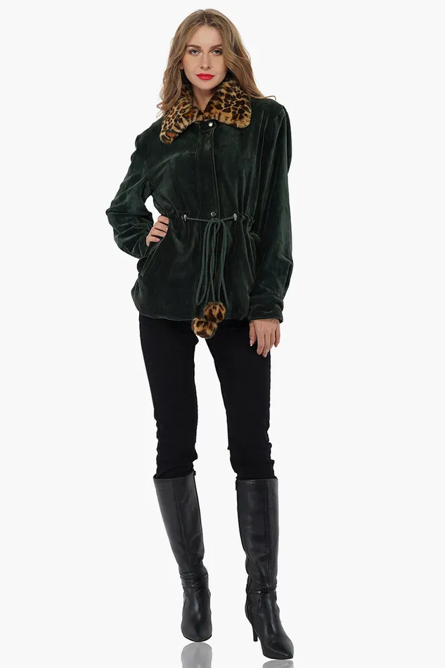 Jackets America and Beyond Women Safari Chic Parka Jacket