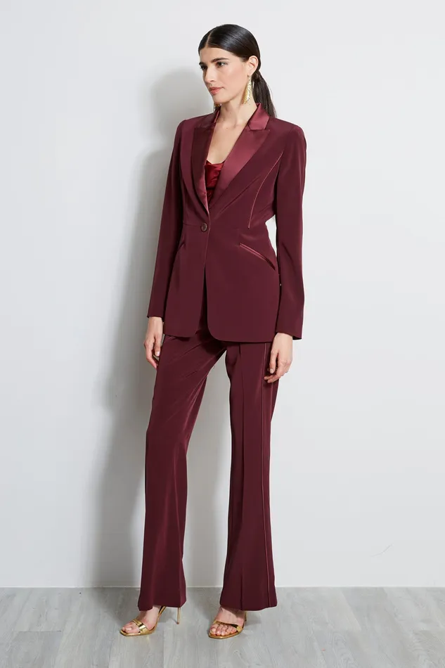 Jackets and Blazers Women Elie Tahari Tuxedo Blazer CORDOVAN