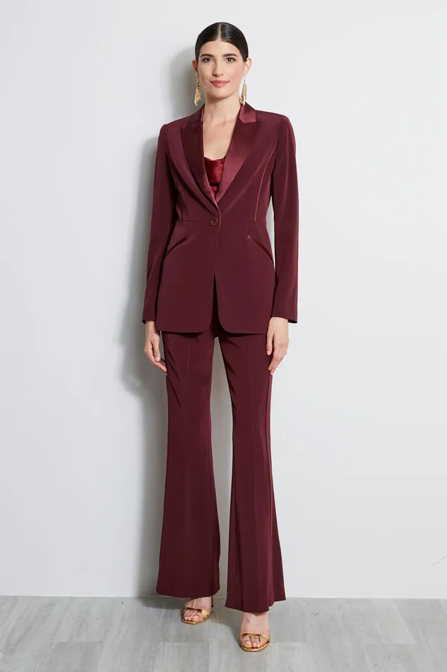 Jackets and Blazers Women Elie Tahari Tuxedo Blazer CORDOVAN