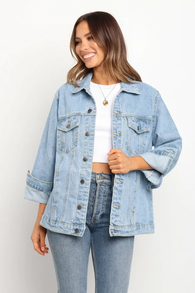Jackets and Coats Cruise Jacket Light Wash Petal and Pup Women