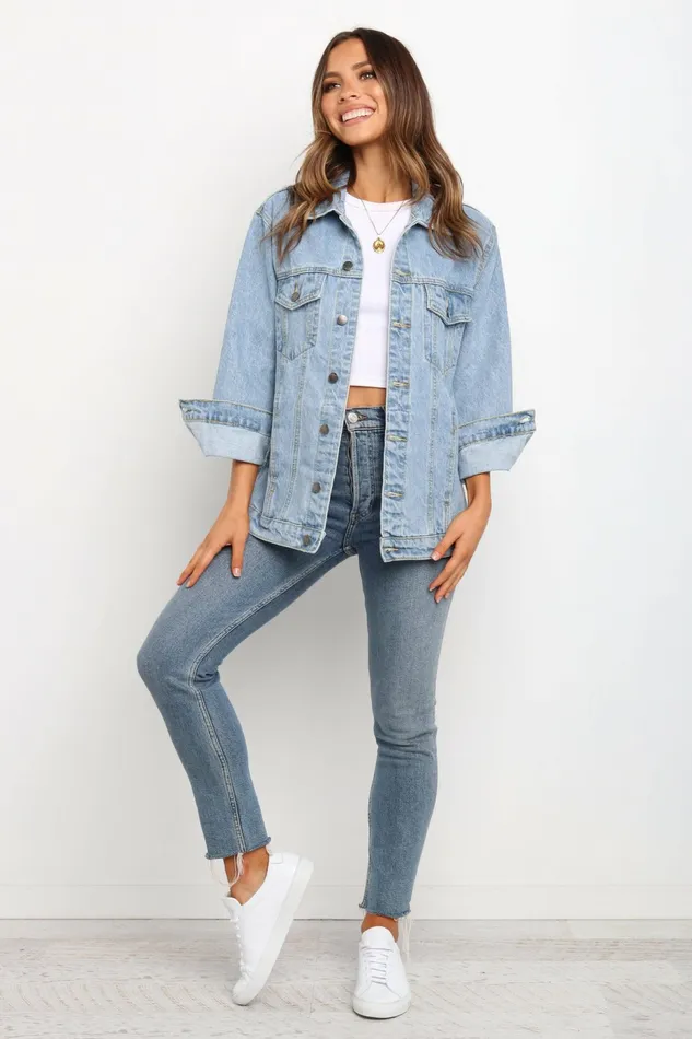 Jackets and Coats Cruise Jacket Light Wash Petal and Pup Women