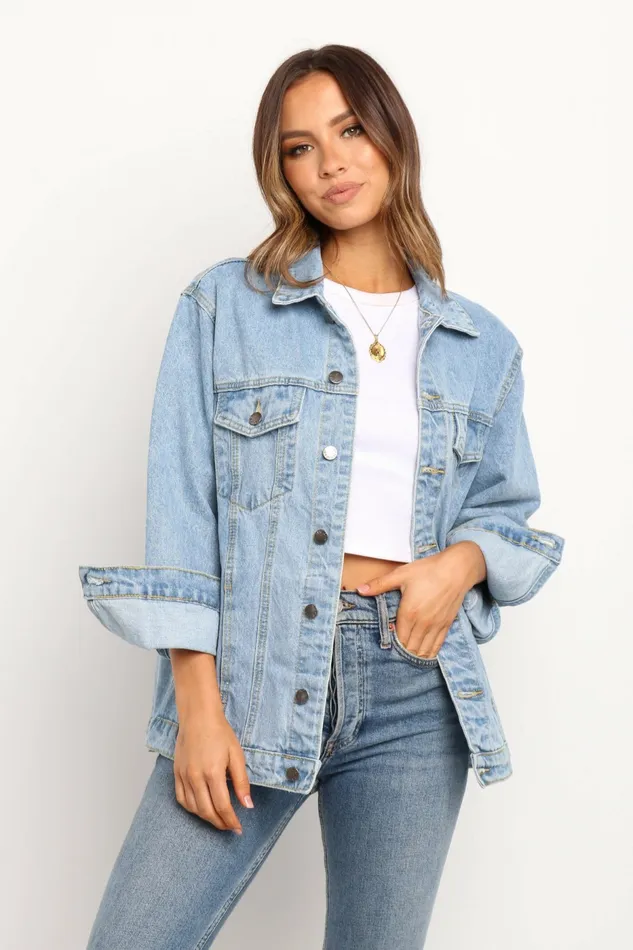 Jackets and Coats Cruise Jacket Light Wash Petal and Pup Women