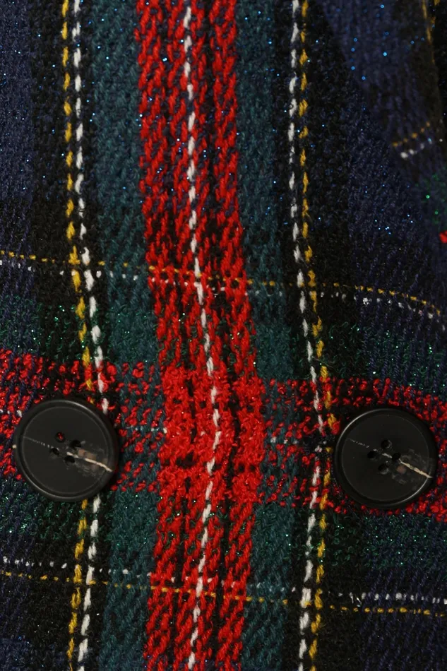 Jackets and Coats Vivienne Plaid Blazer RedNavy Multi 8211 Petal and Pup Women