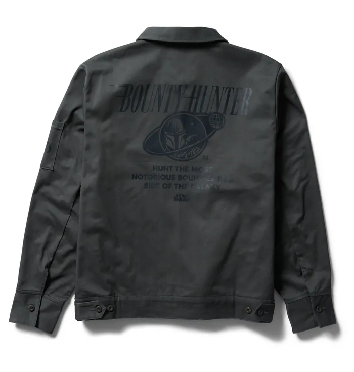 Jackets DC Shoes Men Star Wars DC Mando Bounty Hunter Workwear Jacket dark shadow