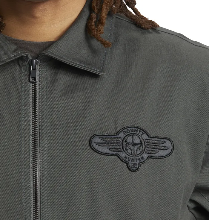 Jackets DC Shoes Men Star Wars DC Mando Bounty Hunter Workwear Jacket dark shadow