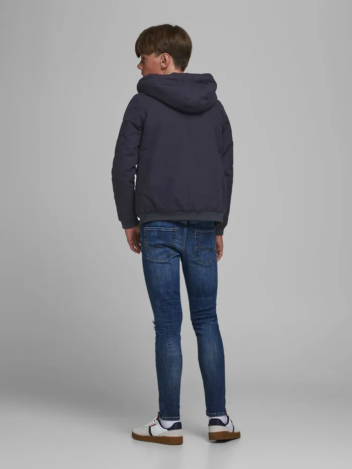 Jackets JACK and JONES Junior BOYS HOODED JACKET Blue Dark Navy