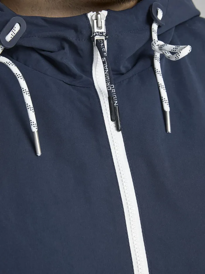 Jackets JACK and JONES Mens CASUAL PLUS SIZE JACKET Blue Navy Blazer