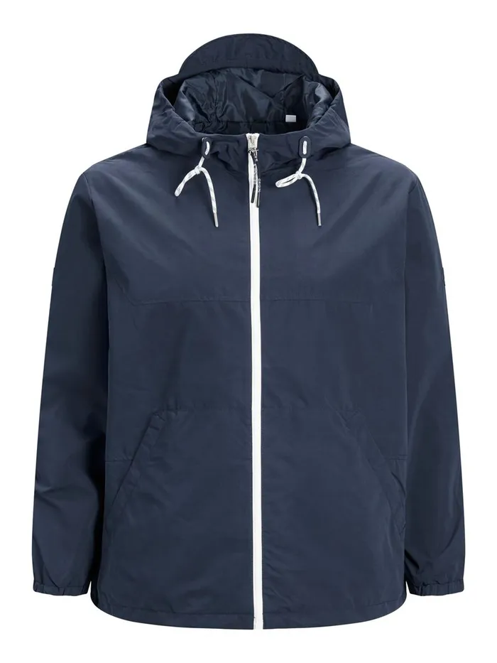 Jackets JACK and JONES Mens CASUAL PLUS SIZE JACKET Blue Navy Blazer
