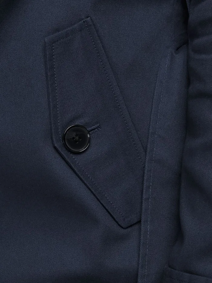 Jackets JACK and JONES Mens DOUBLE BREASTED TRENCHCOAT Blue Navy Blazer