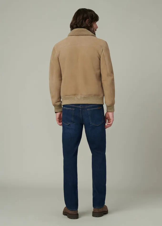 Jackets Outerwear Joe8217s Jeans Men SHEARLING FLIGHT JACKET Mushroom