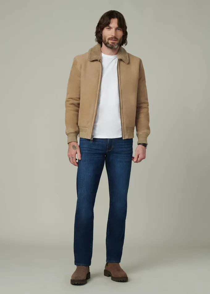 Jackets Outerwear Joe8217s Jeans Men SHEARLING FLIGHT JACKET Mushroom