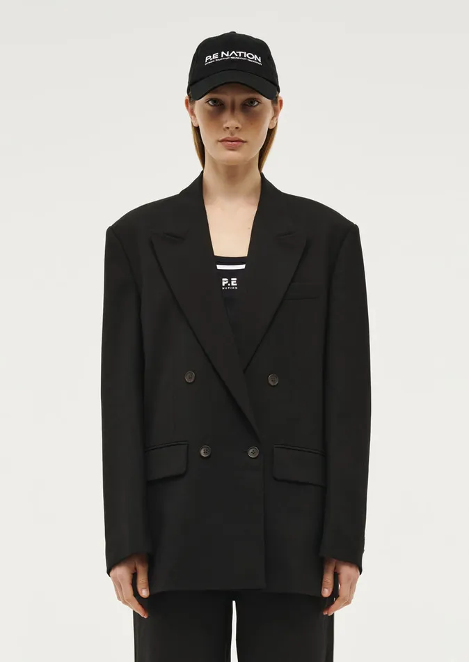 Jackets Women PE Nation TRIBUTE BLAZER IN BLACK