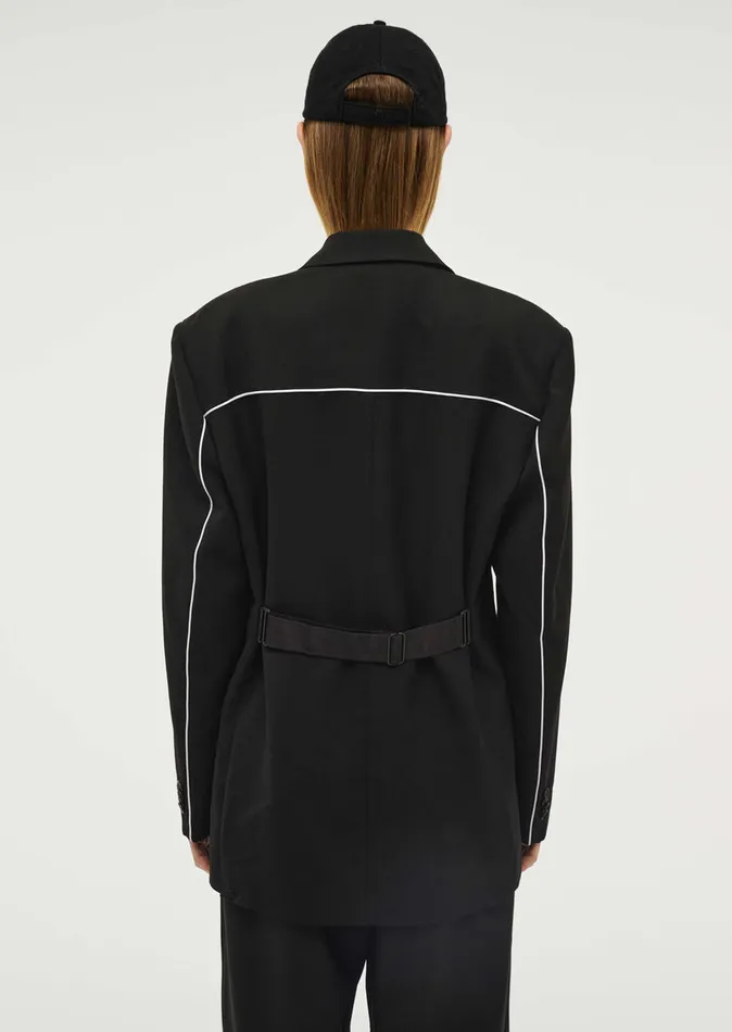 Jackets Women PE Nation TRIBUTE BLAZER IN BLACK