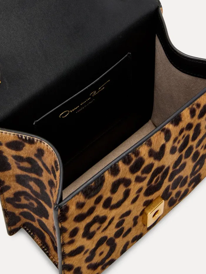 Jaguar Printed Haircalf Mini TRO Bag Animal Women Oscar De La Renta Handbags Jaguar Printed Haircalf Mini TRO Bag Animal Women Oscar De La Renta Handbags