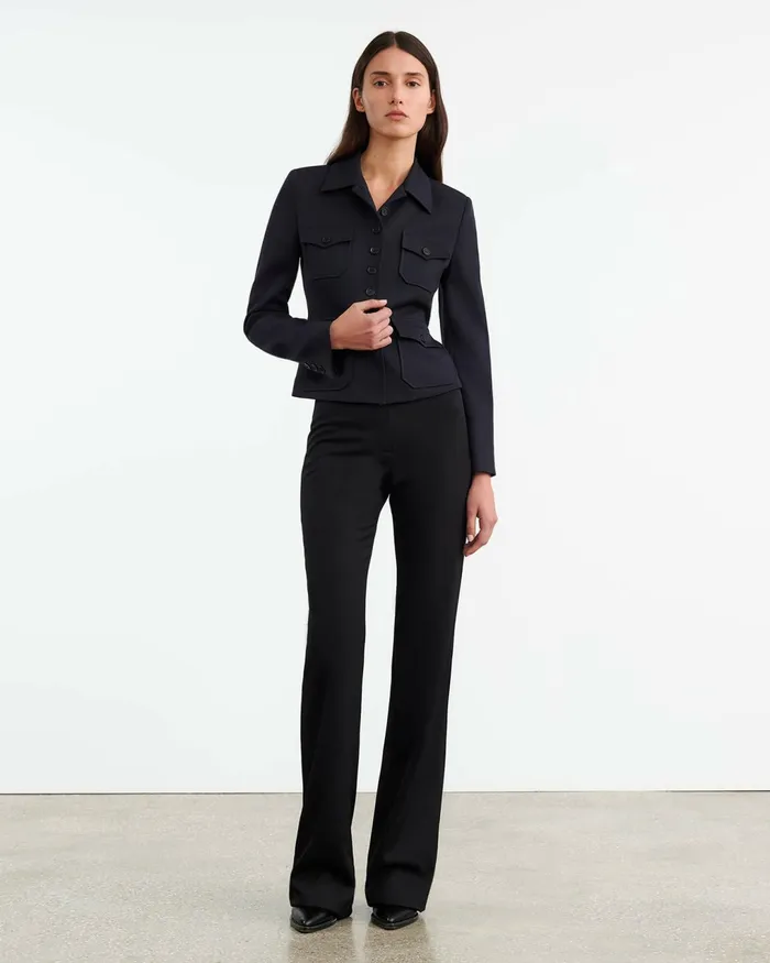 JAMISON JACKET Midnight Women Nili Lotan Jackets and Blazers