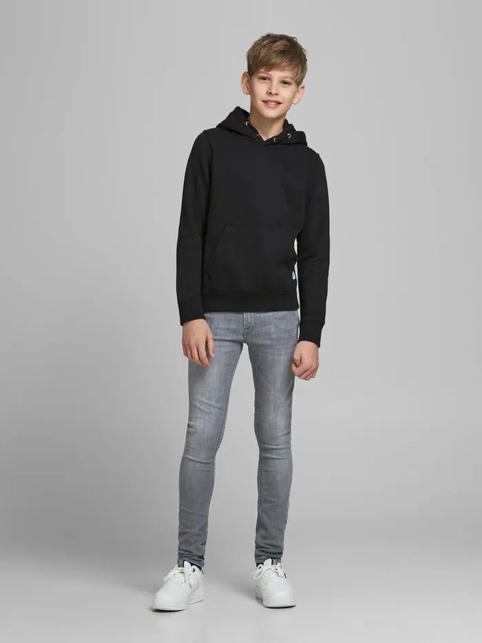 Jeans JACK and JONES Junior BOYS DAN ORIGINAL AM 227 SKINNY FIT JEANS Grey Grey Denim
