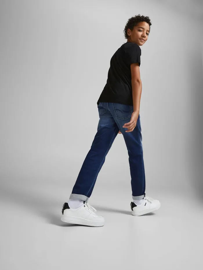 Jeans JACK and JONES Junior BOYS GLENN ORIGINAL AM 213 SLIM FIT JEANS Blue Blue Denim