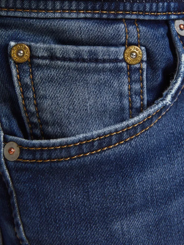 Jeans JACK and JONES Junior BOYS GLENN ORIGINAL AM 213 SLIM FIT JEANS Blue Blue Denim