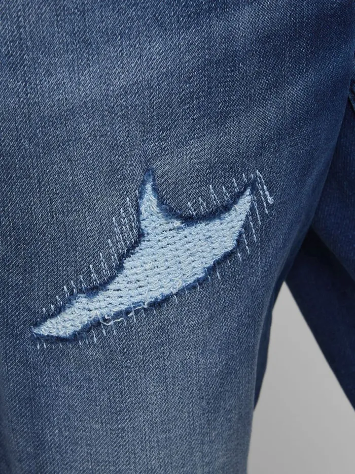 Jeans JACK and JONES Junior BOYS GLENN ORIGINAL AM 213 SLIM FIT JEANS Blue Blue Denim