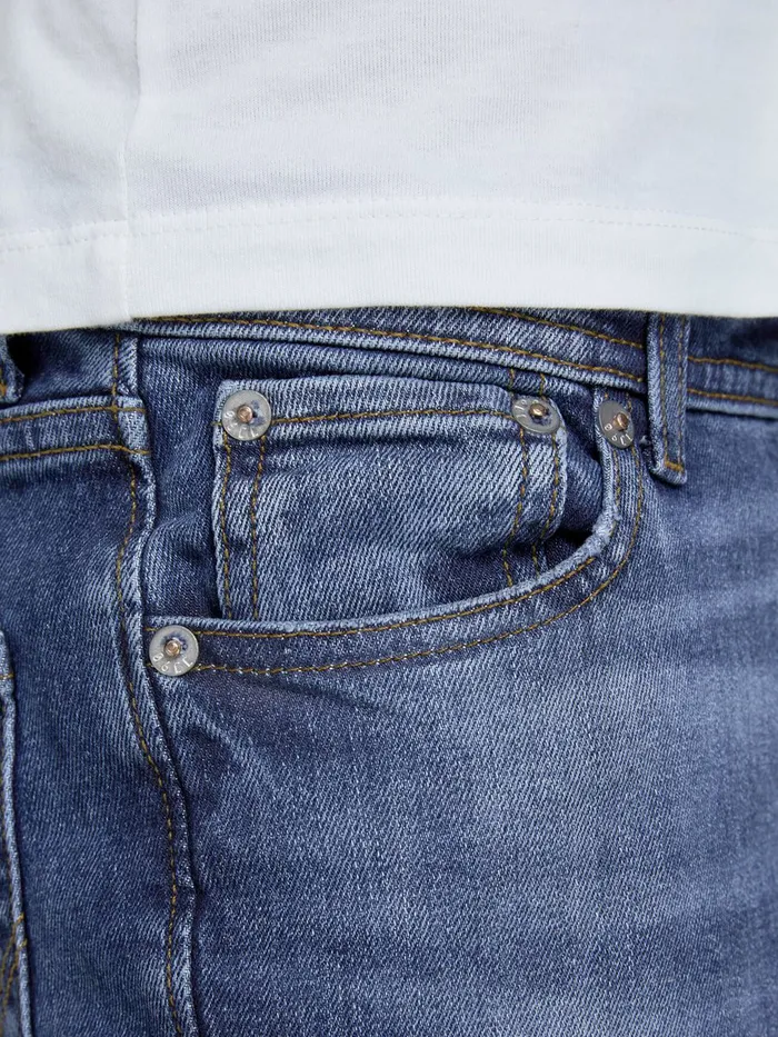 Jeans JACK and JONES Junior BOYS SLIMSTRAIGHT FIT JEANS Blue Blue Denim