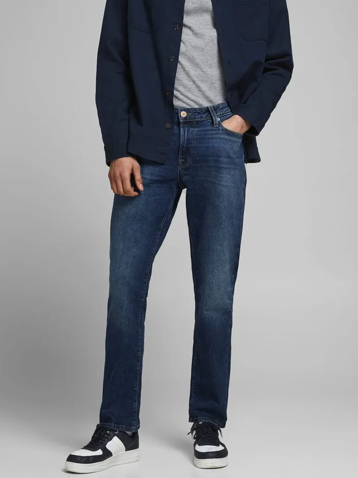 Jeans JACK and JONES Mens CLARK ICON AM 206 REGULAR FIT JEANS Blue Blue Denim Jeans JACK and JONES Mens CLARK ICON AM 206 REGULAR FIT JEANS Blue Blue Denim