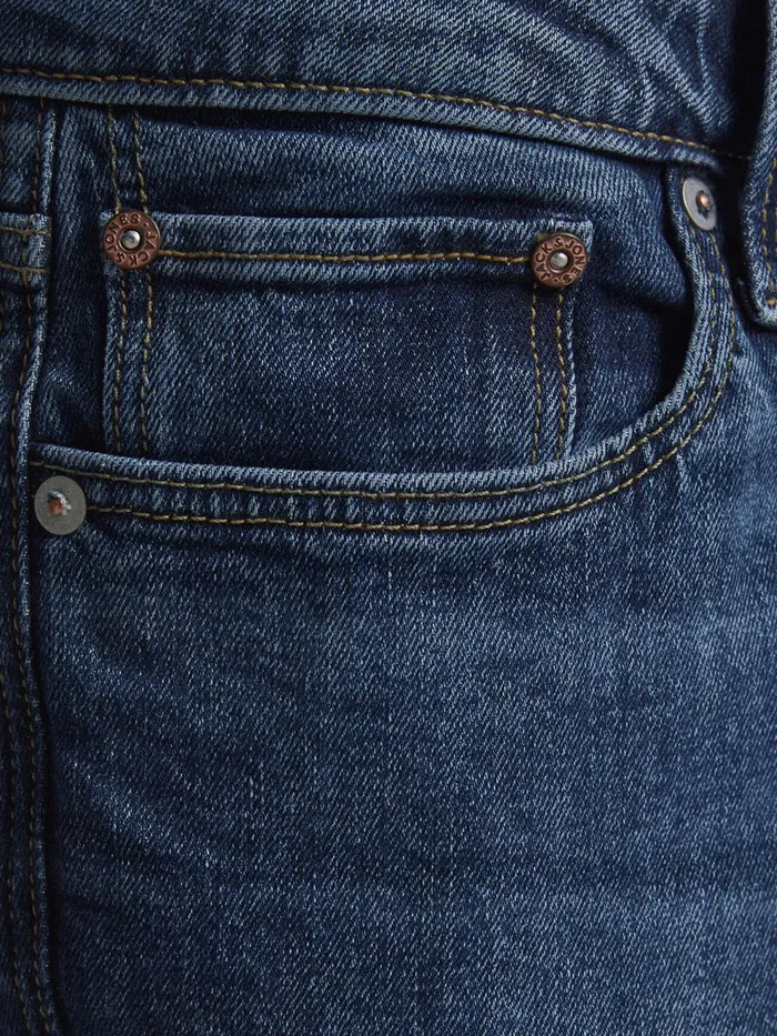 Jeans JACK and JONES Mens CLARK ICON AM 206 REGULAR FIT JEANS Blue Blue Denim